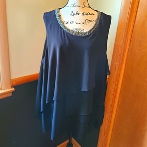 Dress Barn Plus Size Ruffle Top NWT